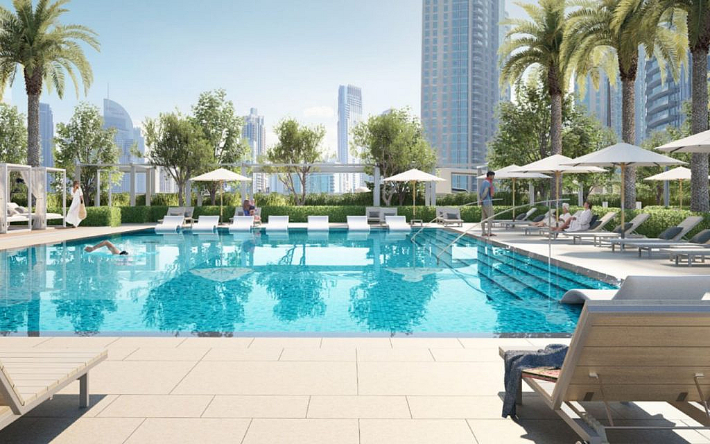 The St. Regis Residences features luxurious amenities.