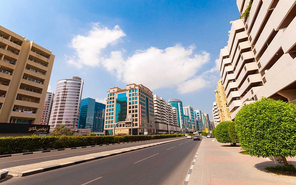 أحد الشوارع السكنية في ديرة