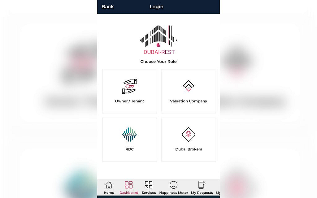 Register real estate evaluation details easily through the Dubai REST App.