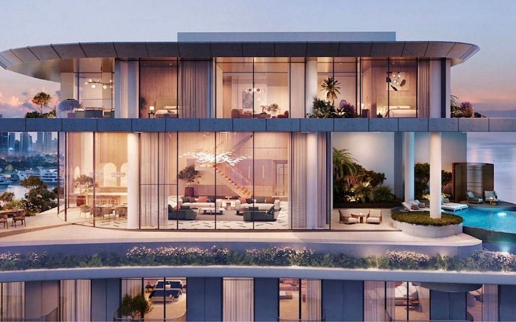  Luxury penthouse interior at The Mural by Beyond with spacious open layout, modern design, and panoramic views.