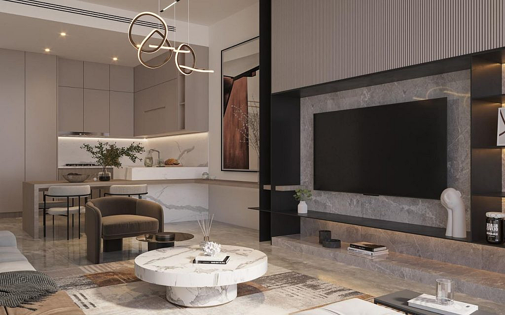 interior of luxury apartments in Samana Parkville
