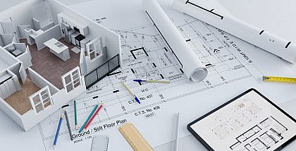 مخطط عقارات قيد الإنشاء