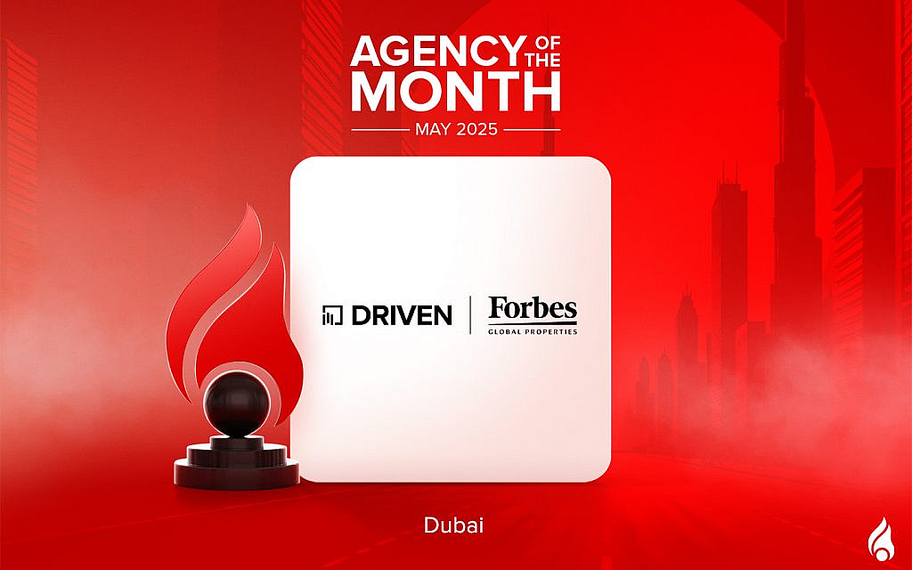 Agency of the month Dubai May 2025 Driven Properties