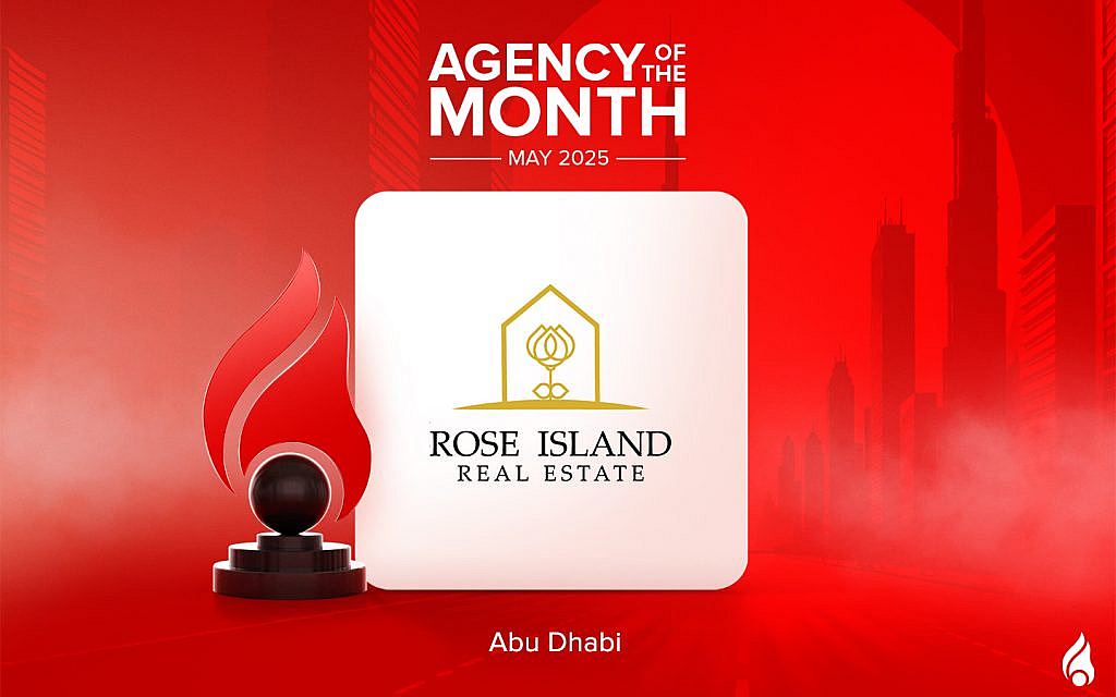 Agency of the month Abu dhabi May 2025 rose island real estate