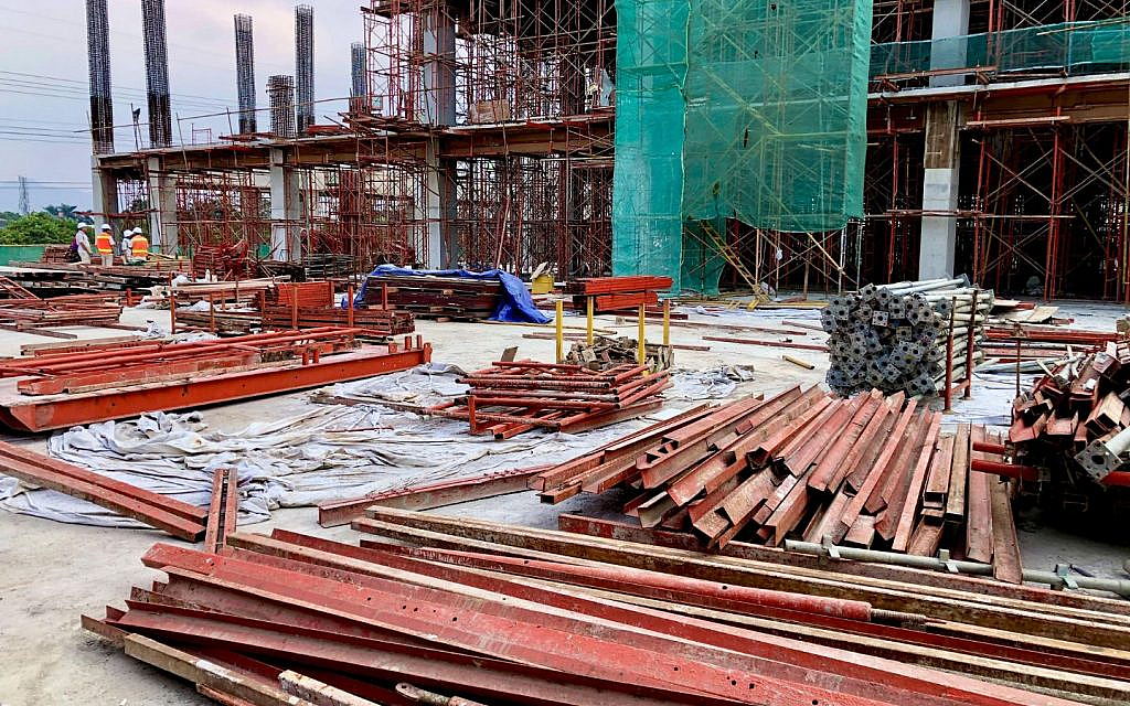 Construction materials in Dubai are tested for quality and standards compliance.