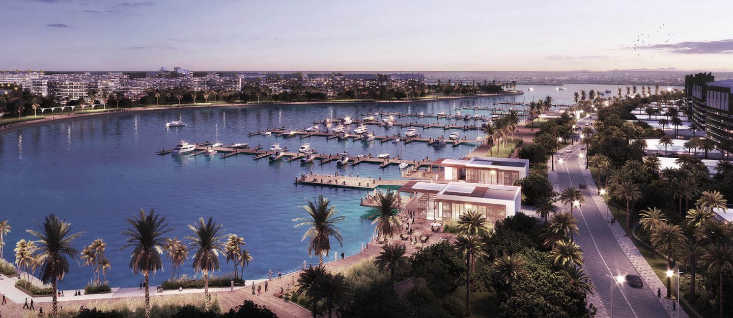Area overview of Dubai islands