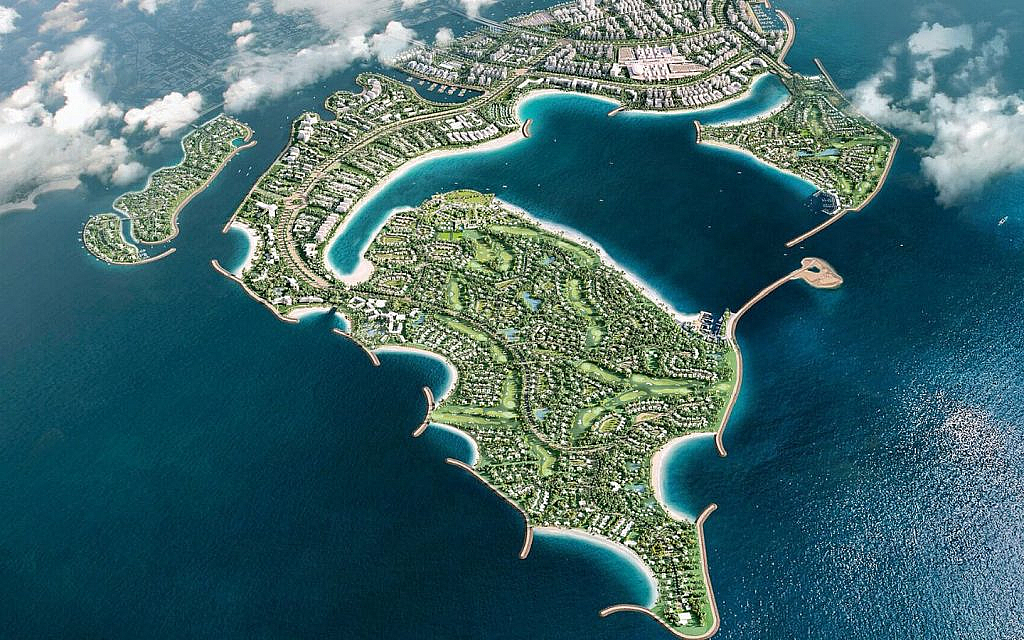 Dubai Islands by Nakheel Birds eye view