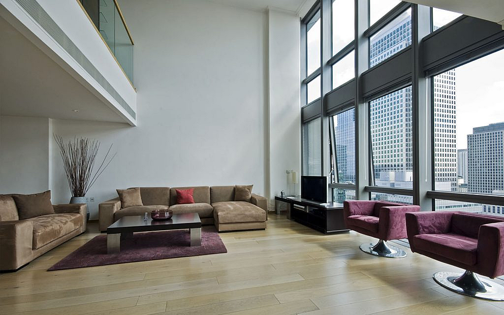 شقة بنتهاوس من الداخل