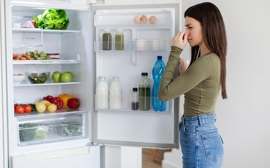 فتاة، ثلاجة مفتوحة