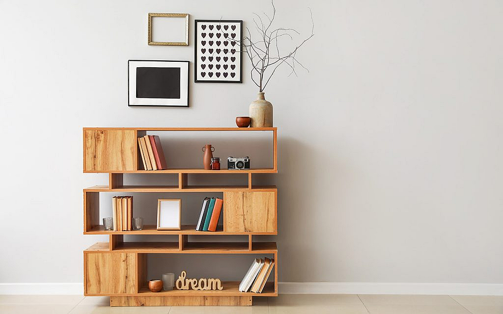 bookshelves are among lightweight furniture pieces for moving