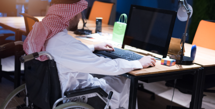 شخص من ذوي الهمم