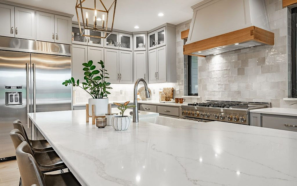 A kitchen countertop adds both function and style to your space.