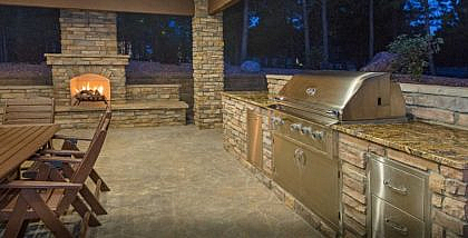 منطقة شواء خارجية