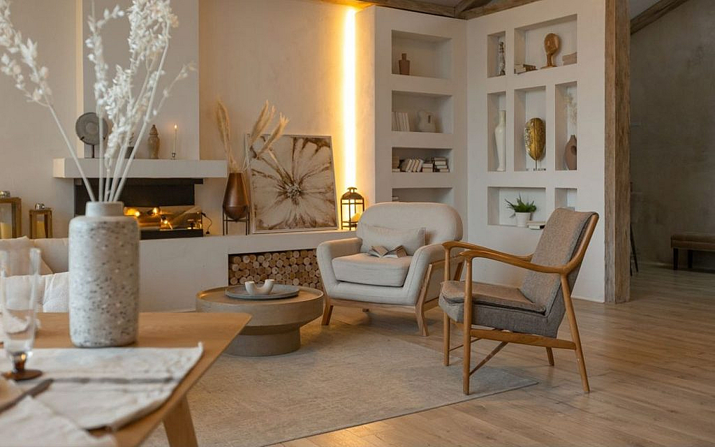 A furnished apartment offered by the developer