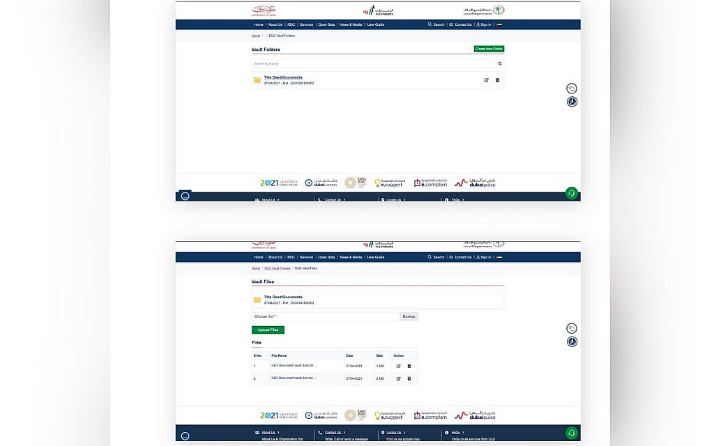 Easy way to use DLD Document vault