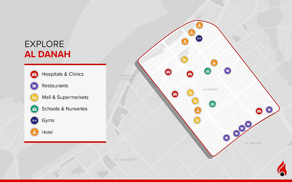 amenities in Al Danah community