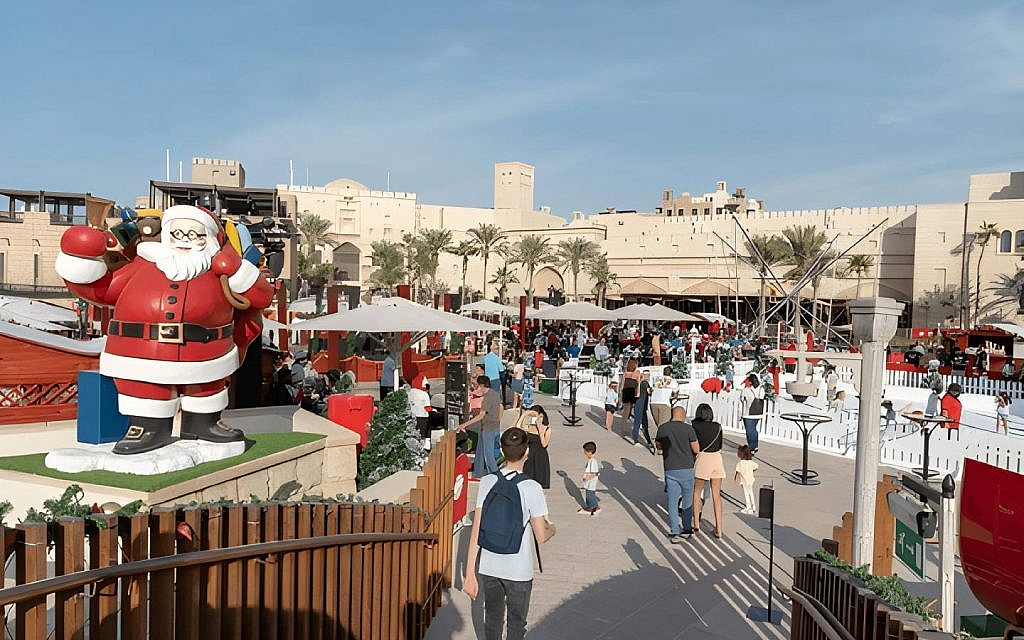 madinat jumeirah hosts a huge Christmas market