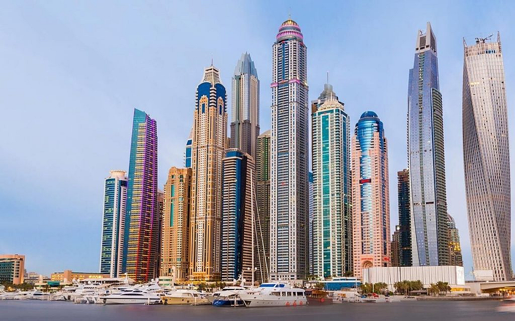 Apartment buildings in Dubai