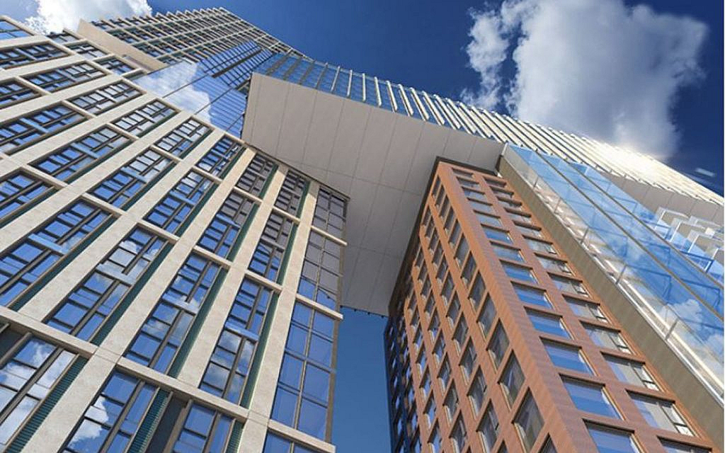 Panoramic view of Tower Nine Elms