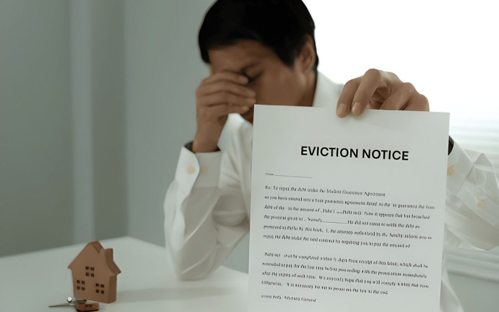 Sub-tenant evicted from the property due to the tenant