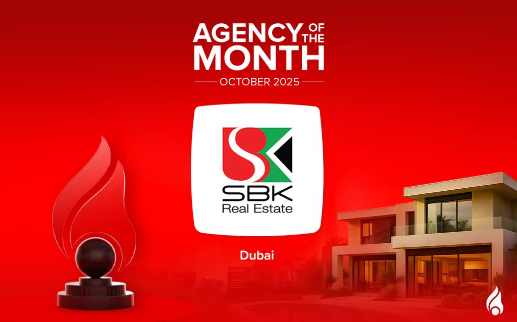 Agency of the month Dubai October 2025 is SBK Real Estate