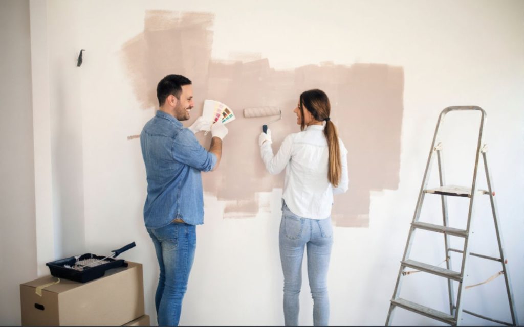 Painting apartment with neutral colours