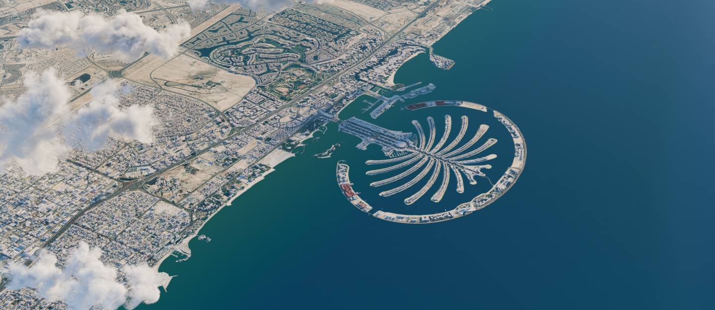 Dubai Artificial Islands Construction