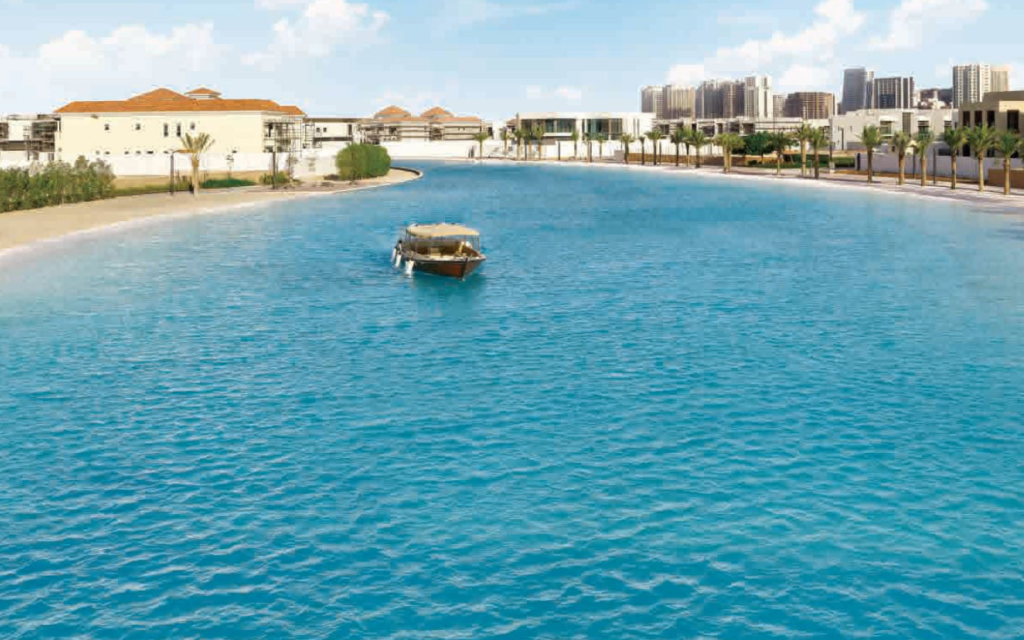 Crystal Lagoon in District 1 allows residents of Blue Views to wake up to picturesque views