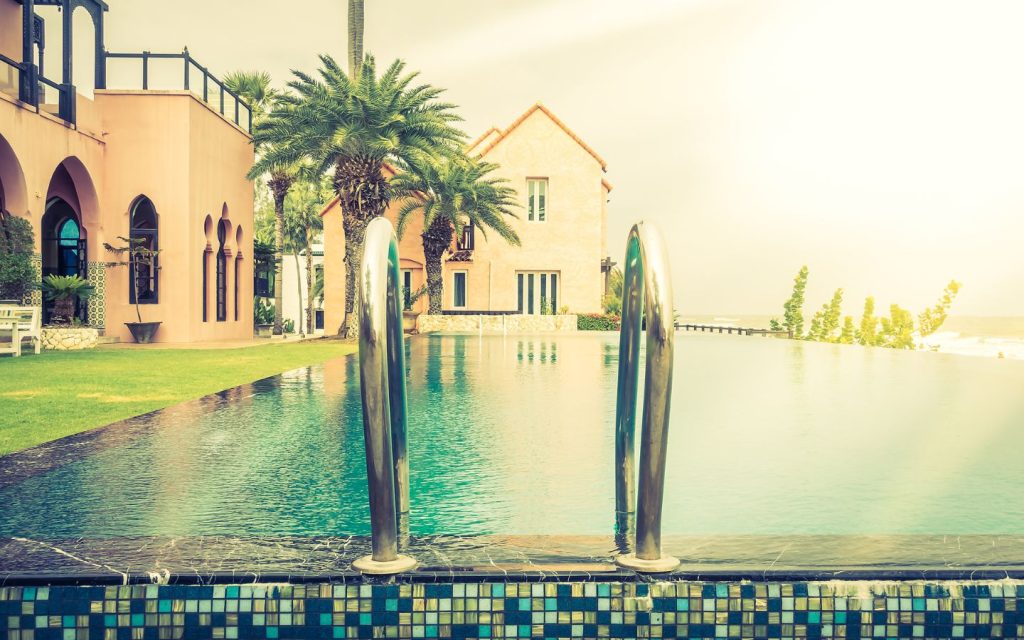 View from an eco-luxury real estate in the UAE