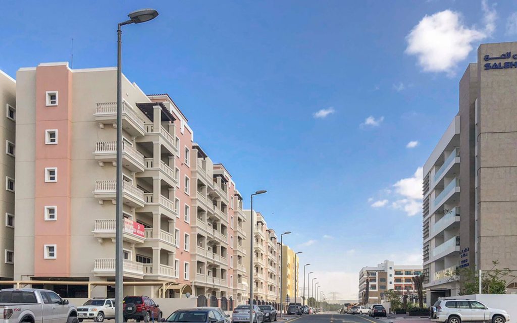 Mid-rise apartment complex in DIP