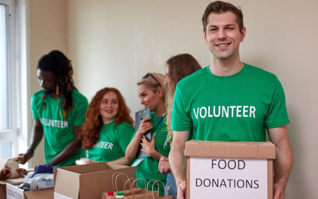 Real estate client engagement ideas include supporting local charities 