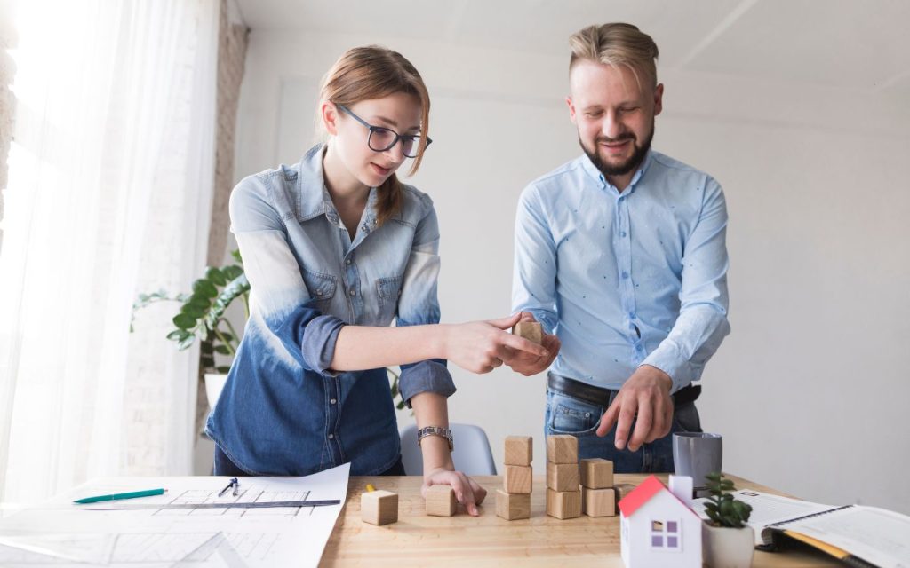 Owners showing how their crowdfunding platform will work