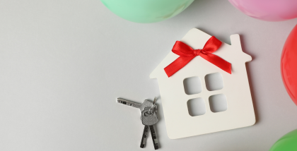 مجسم منزل ومفتاح