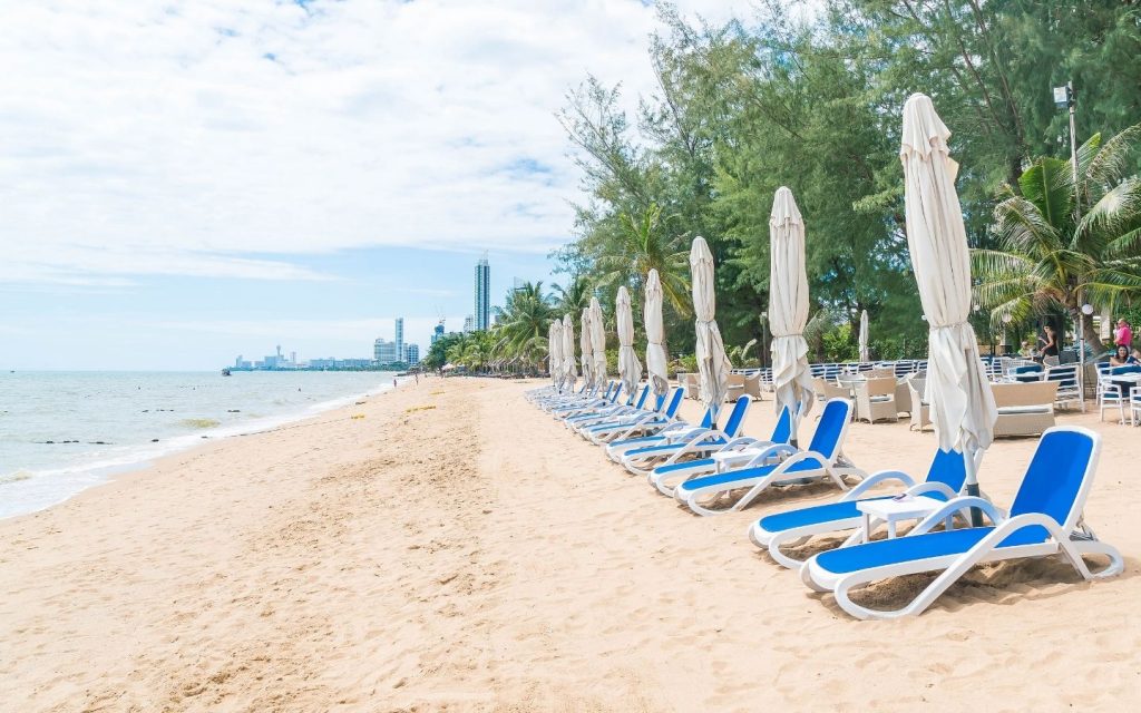Chairs on Dubai beach