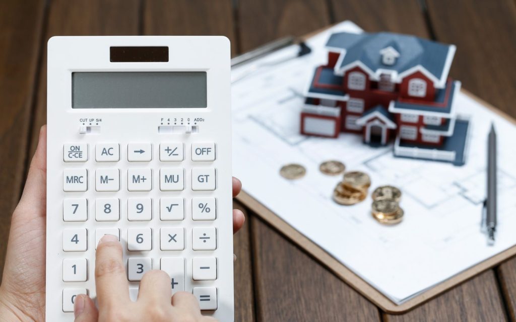 Investors calculating property tax
