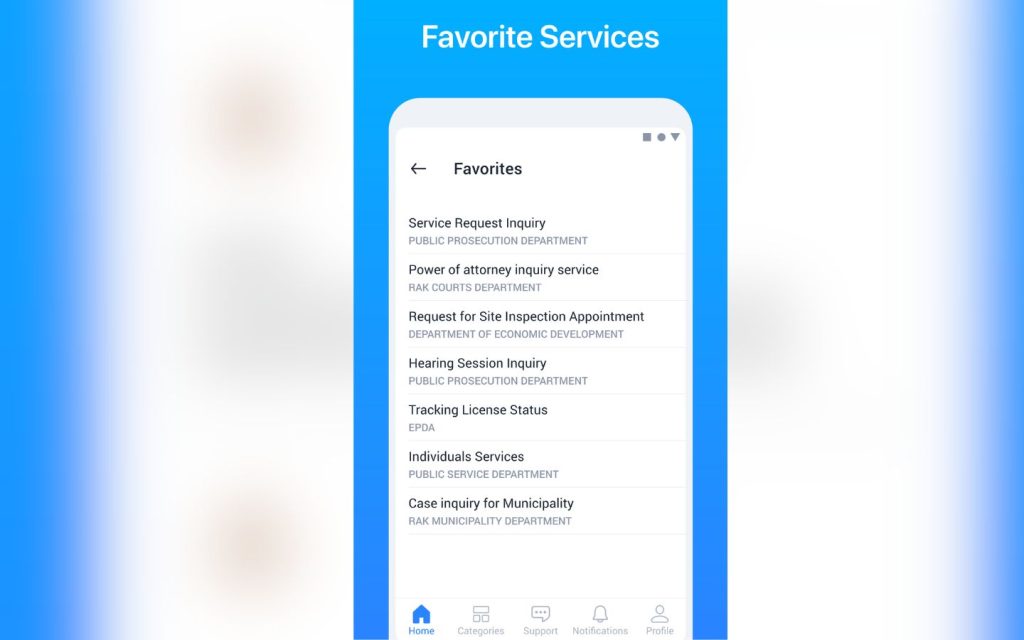 Key mRAK app features include online payments