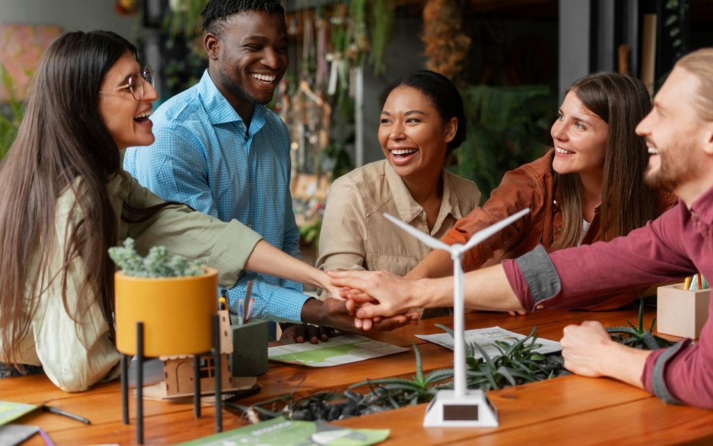 Sustainable community with wellness amenities