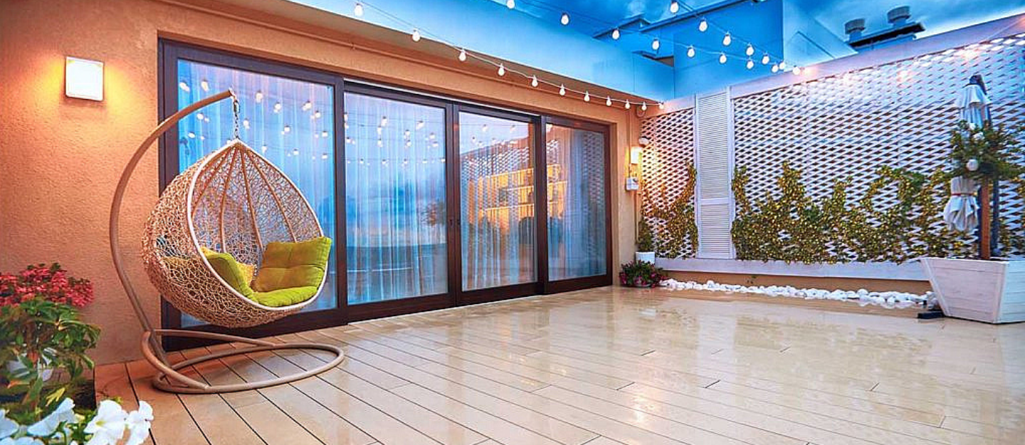 weather-proof outdoor spaces