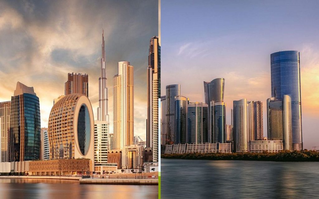 average rent in Dubai vs Abu Dhabi