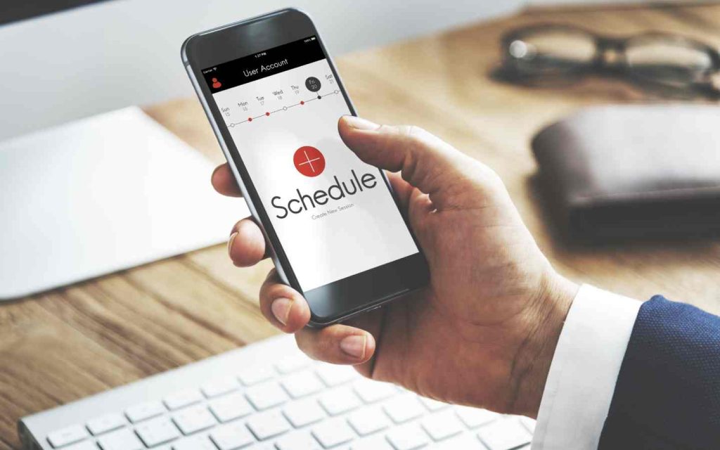 schedule payments to make sure you don't forget to pay them on time 