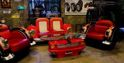 طرق لاستخدام قطع السيارات ديكور المنزل