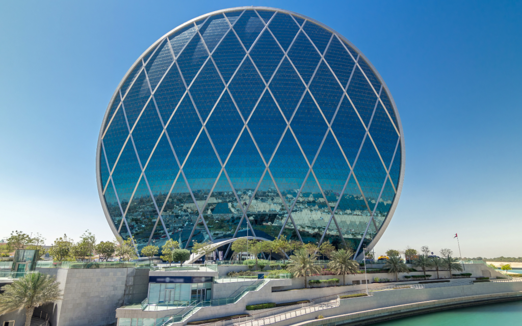 Aldar HQ is one of the popular buildings in Abu Dhabi