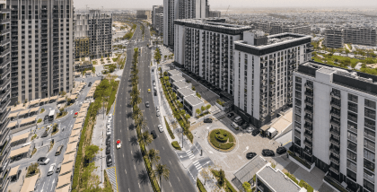 صورة لمباني سكنية في دبي