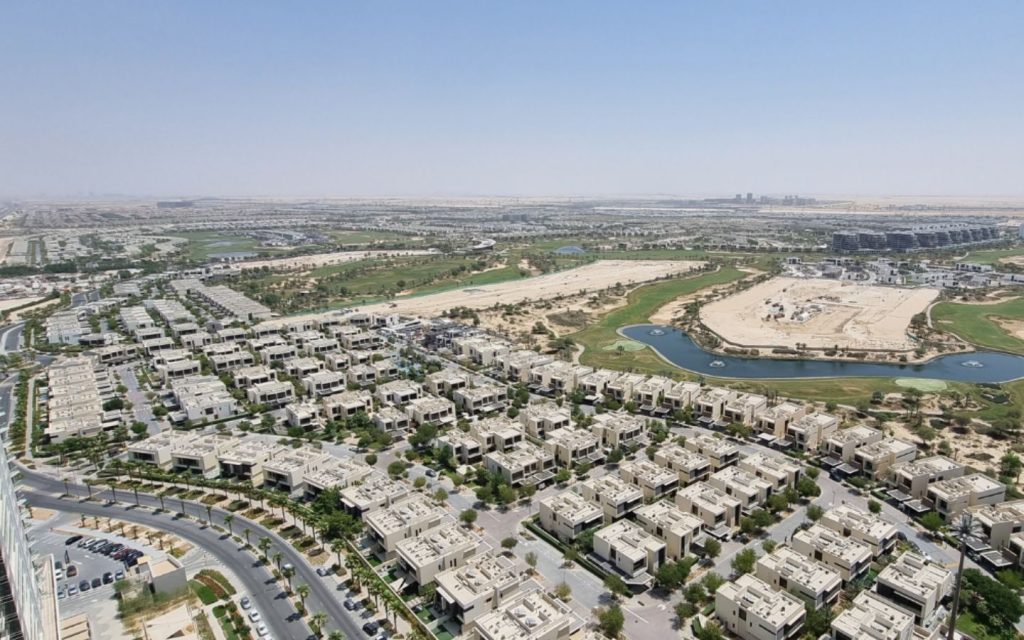 DAMAC Hills aerial view