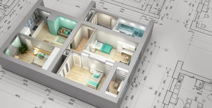 المخططات الطابقية ثنائية وثلاثية الأبعاد