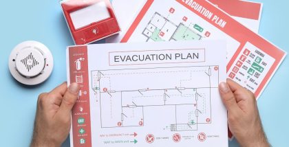A building evacuation plan in the UAE ensures a safe exit