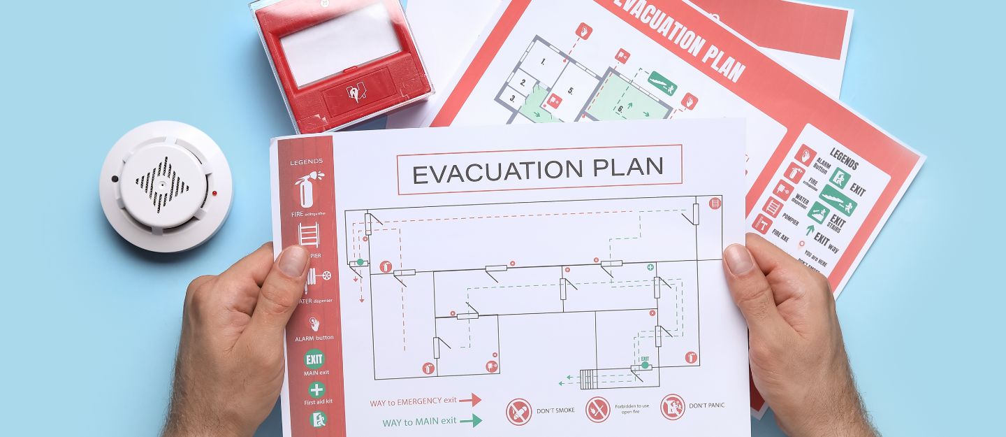 A building evacuation plan in the UAE ensures a safe exit