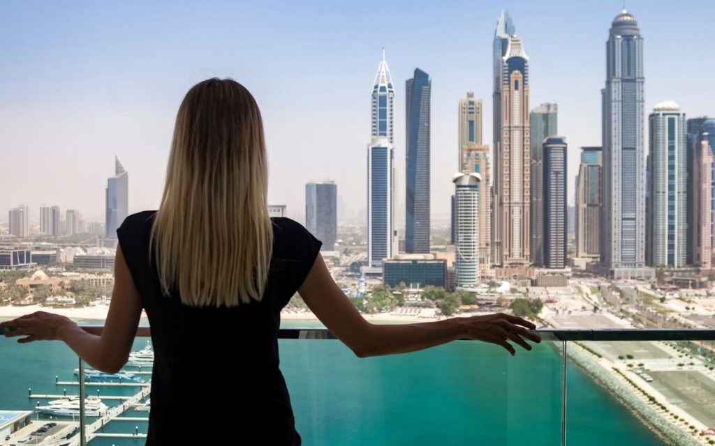 Relaxing balcony moment overlooking a waterfront landscape