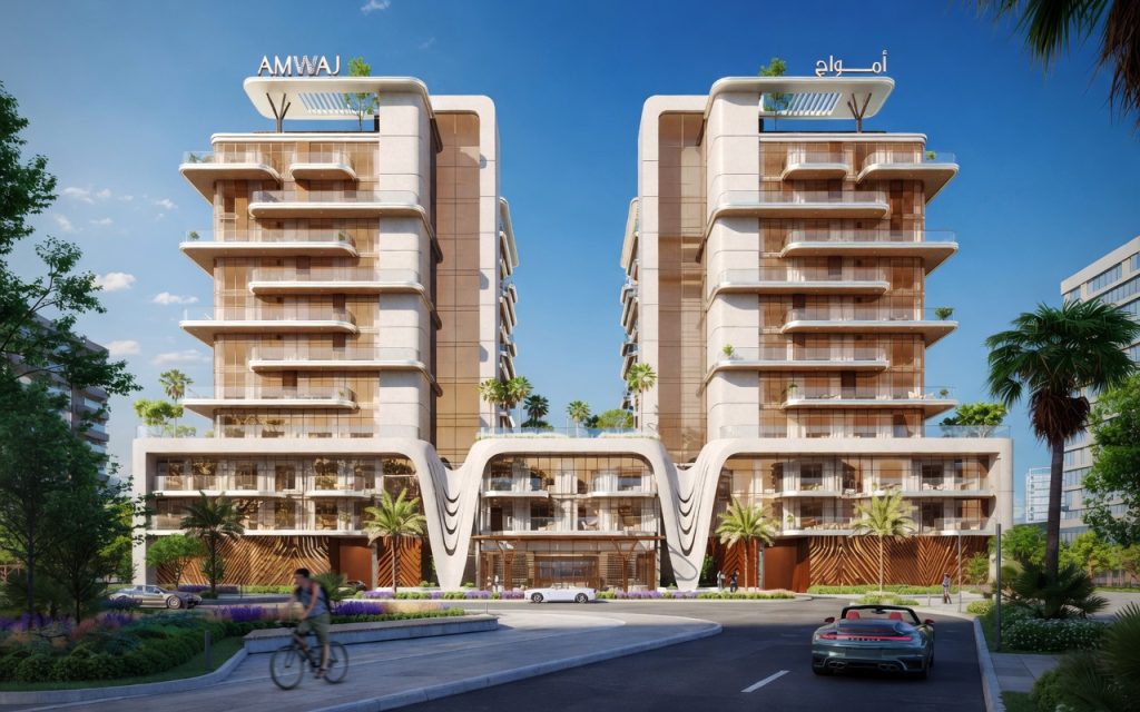 Two towers of the Kaia Residences in Dubai