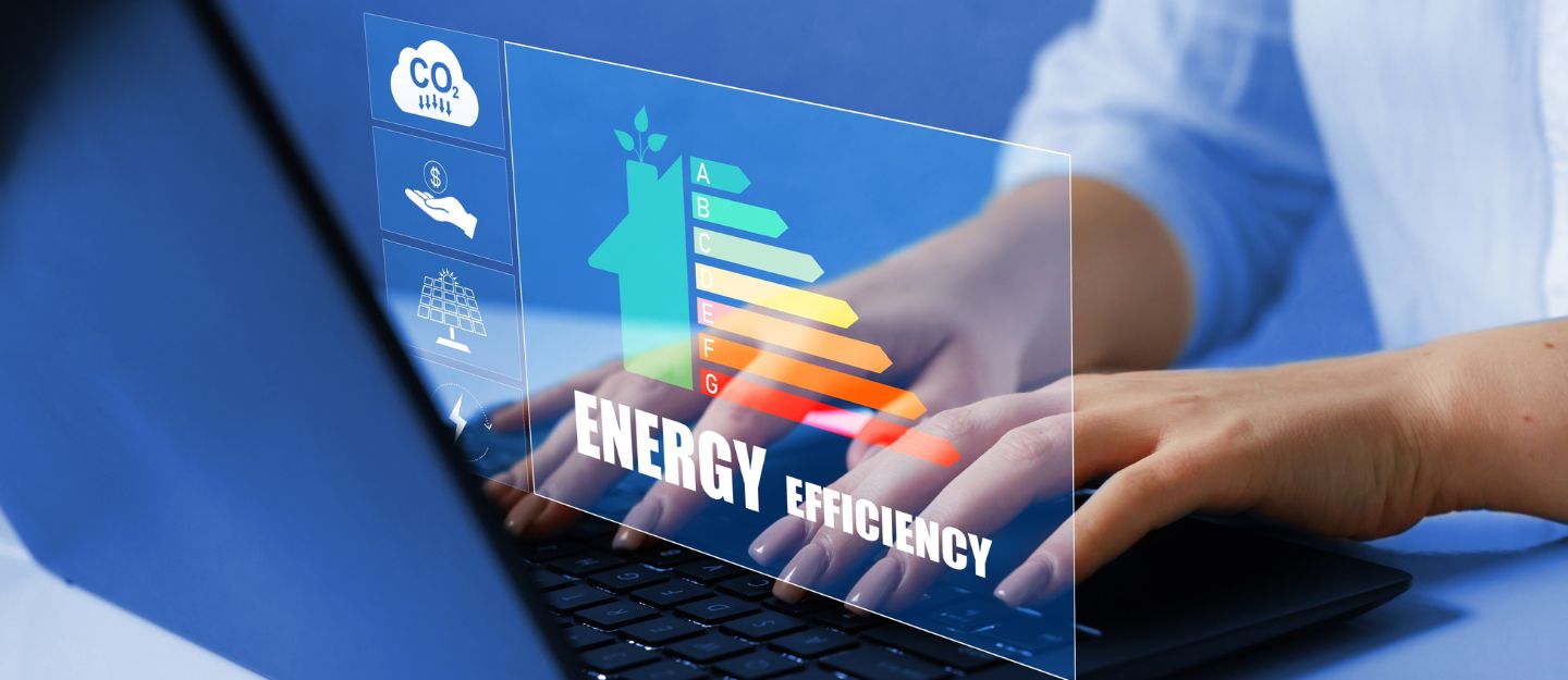 Picture of woman looking up Green building certifications in UAE online